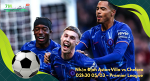Đội hình dự kiến trước trận Aston Villa vs Chelsea